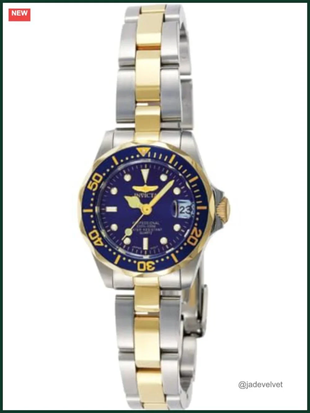 Women's Pro Diver GQ Two-Tone Stainless Steel Watch 100m Water Resistant